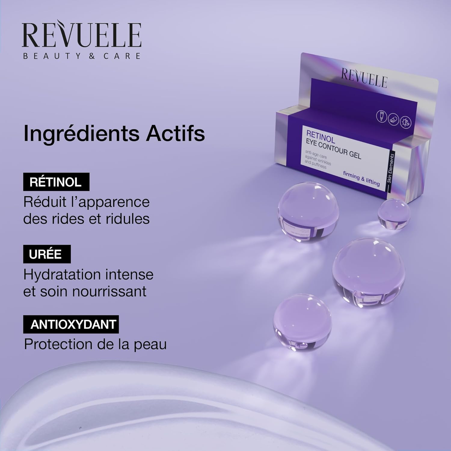 REVUELE RETINOL EYE CONTOUR GEL, 25 ml
