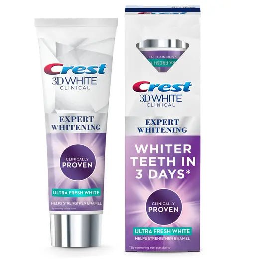 CREST 3DW Clinic Ultra Fresh White 75ml - CREST | BeautyForYou.ma