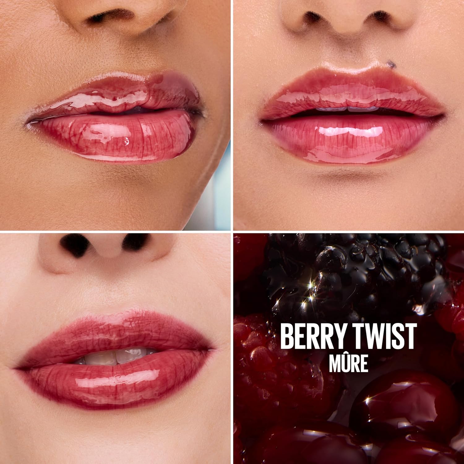 Maybelline Lifter Gel Brillant Lèvres Hydratation 24H Berry Twist