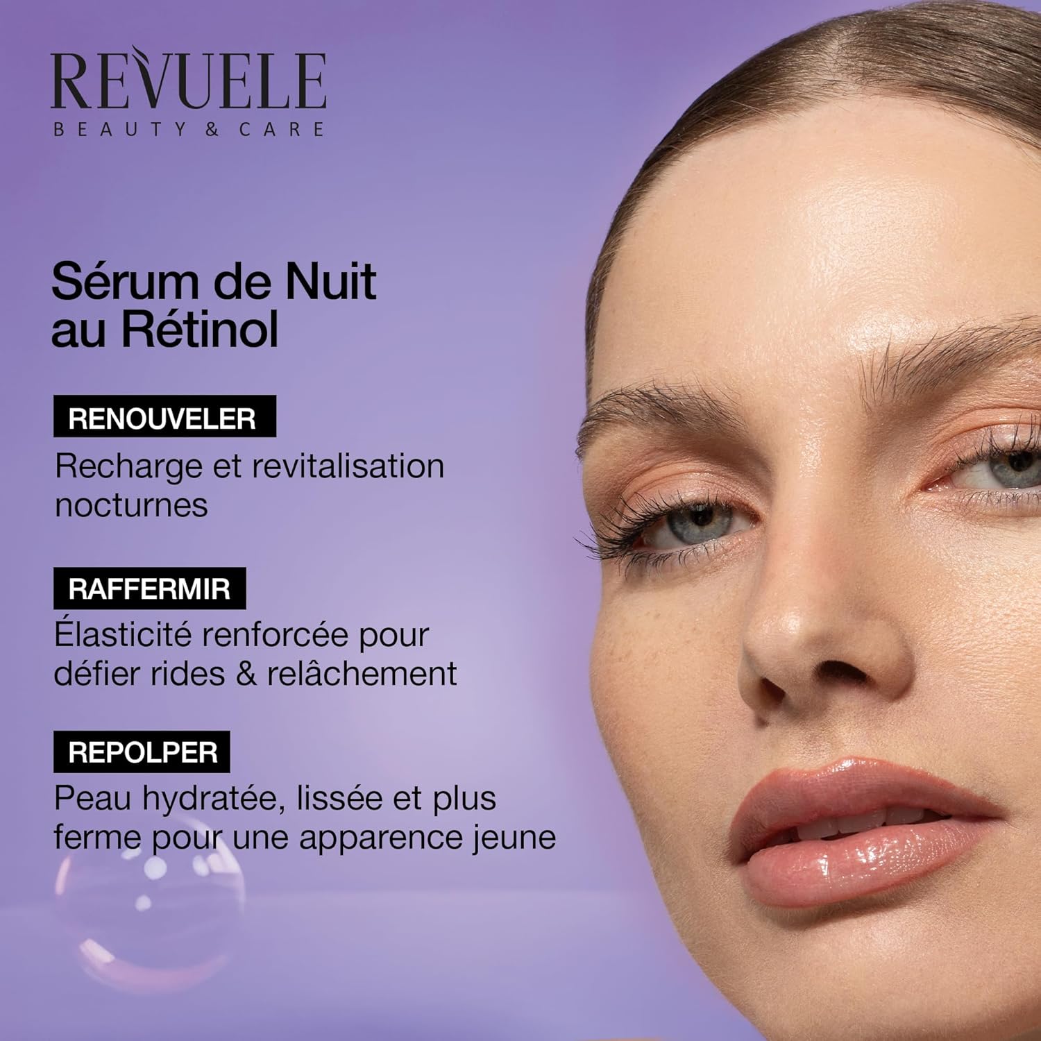 REVUELE RETINOL NIGHT SERUM, 30 ml