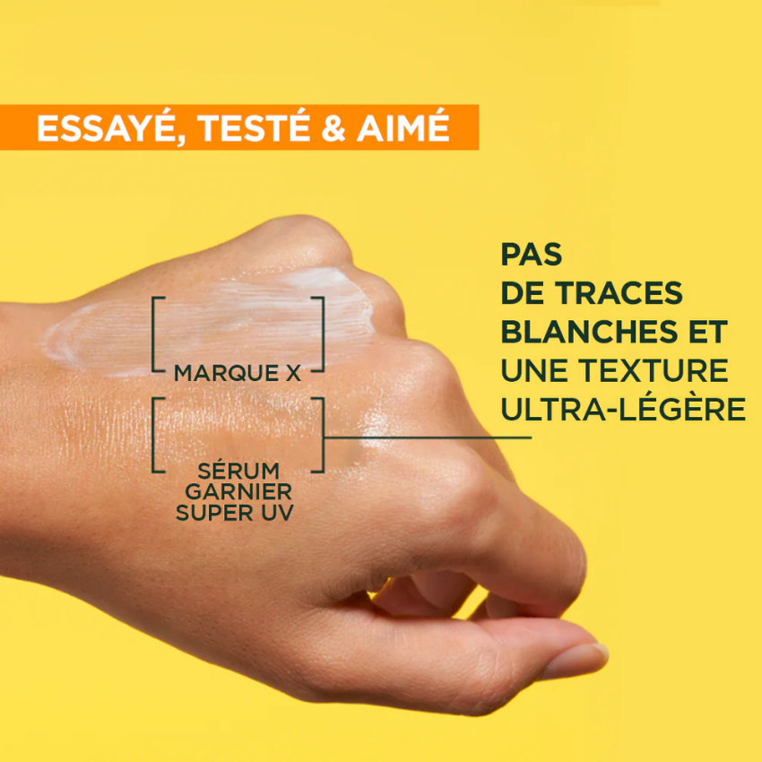 Garnier- Super UV SPF 50+ nvisible Serum Vitamine C 30ML