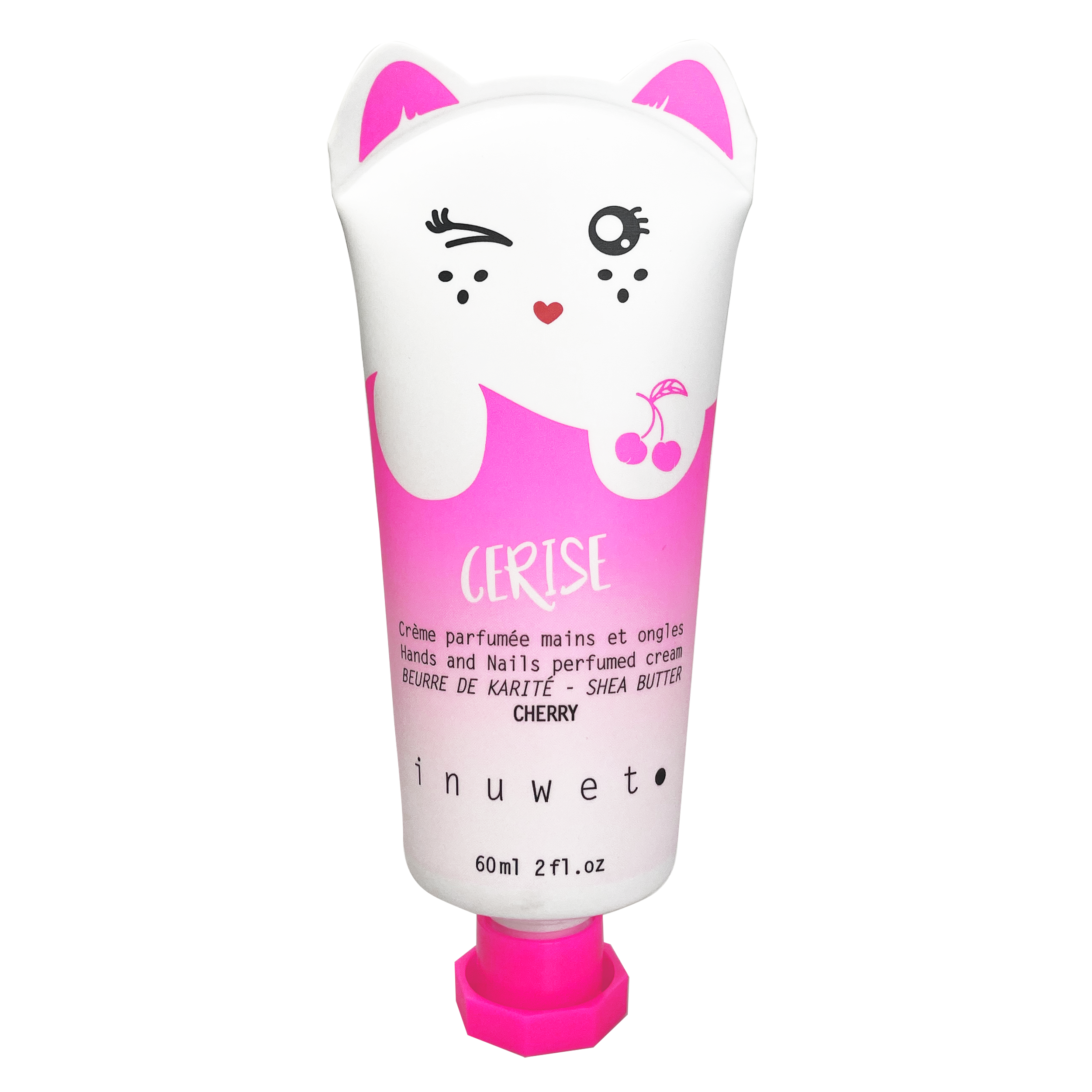 INUWET CREME MAINS CHAT CERISE 60 ML