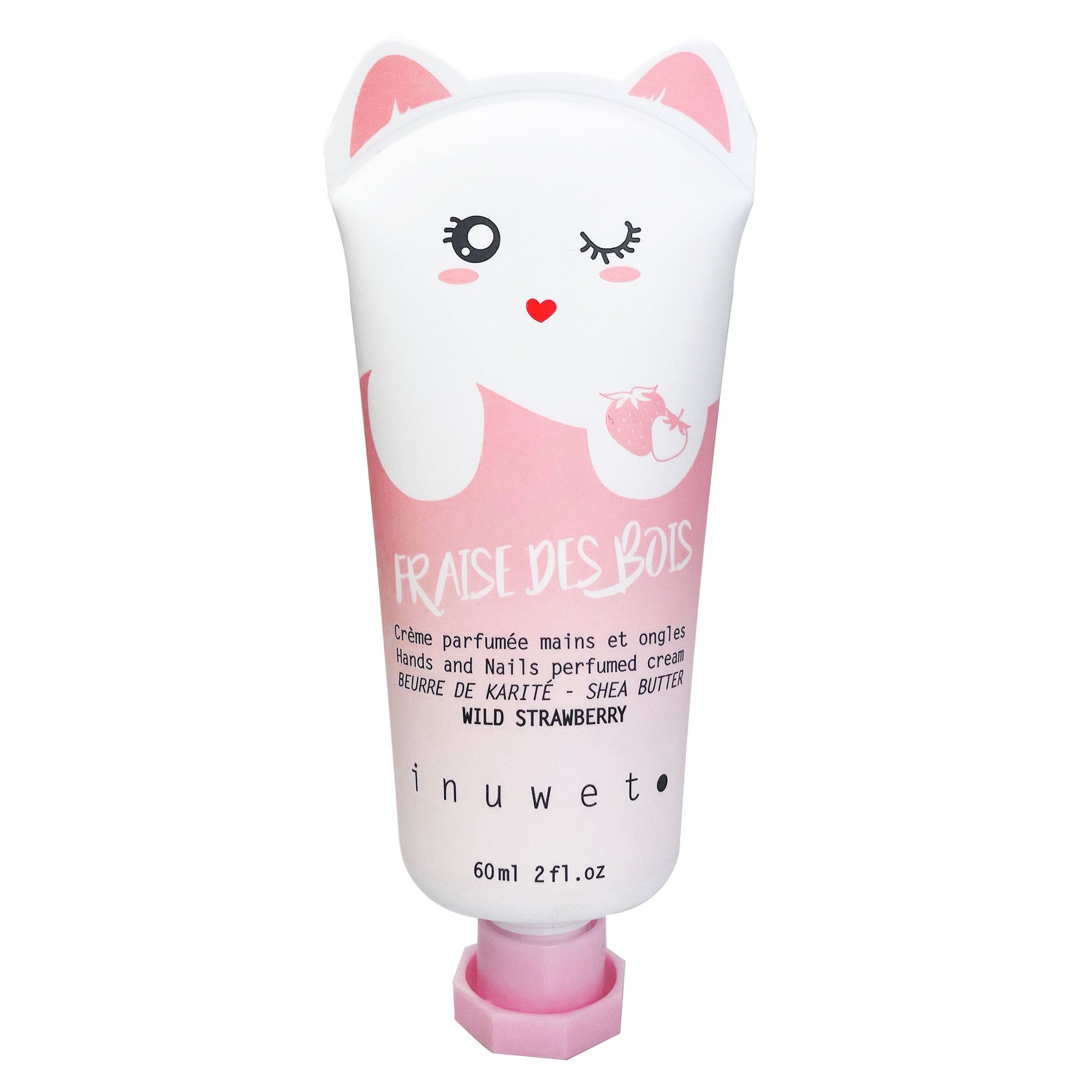 INUWET CREME MAINS CHAT FRAISE 60 ML