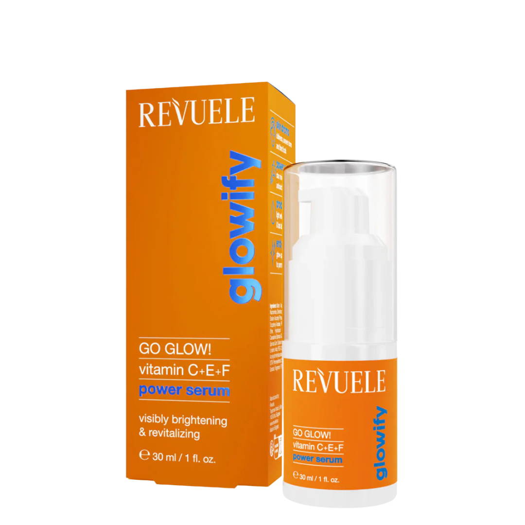 Go Glow! Power Serum Vitamin C+E+F – Sérum Éclat aux Vitamines C, E et F
