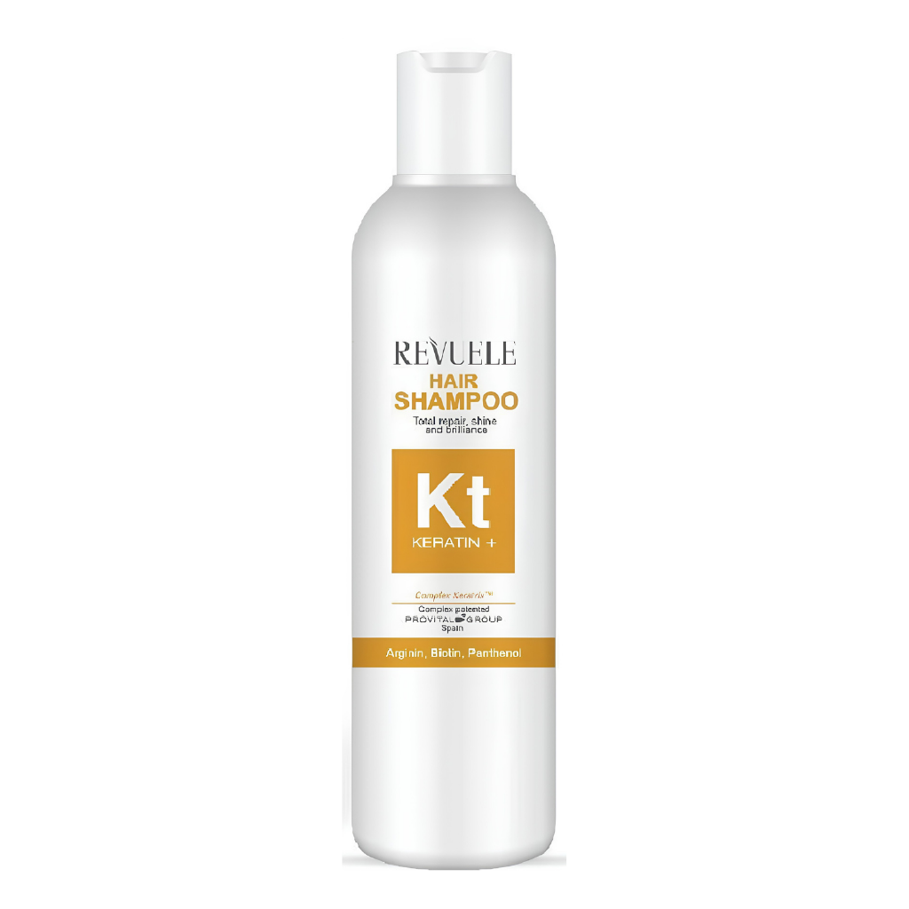 KERATIN+ HAIR SHAMPOO - Shampooing réparateur brillance avec complexe Keratrix