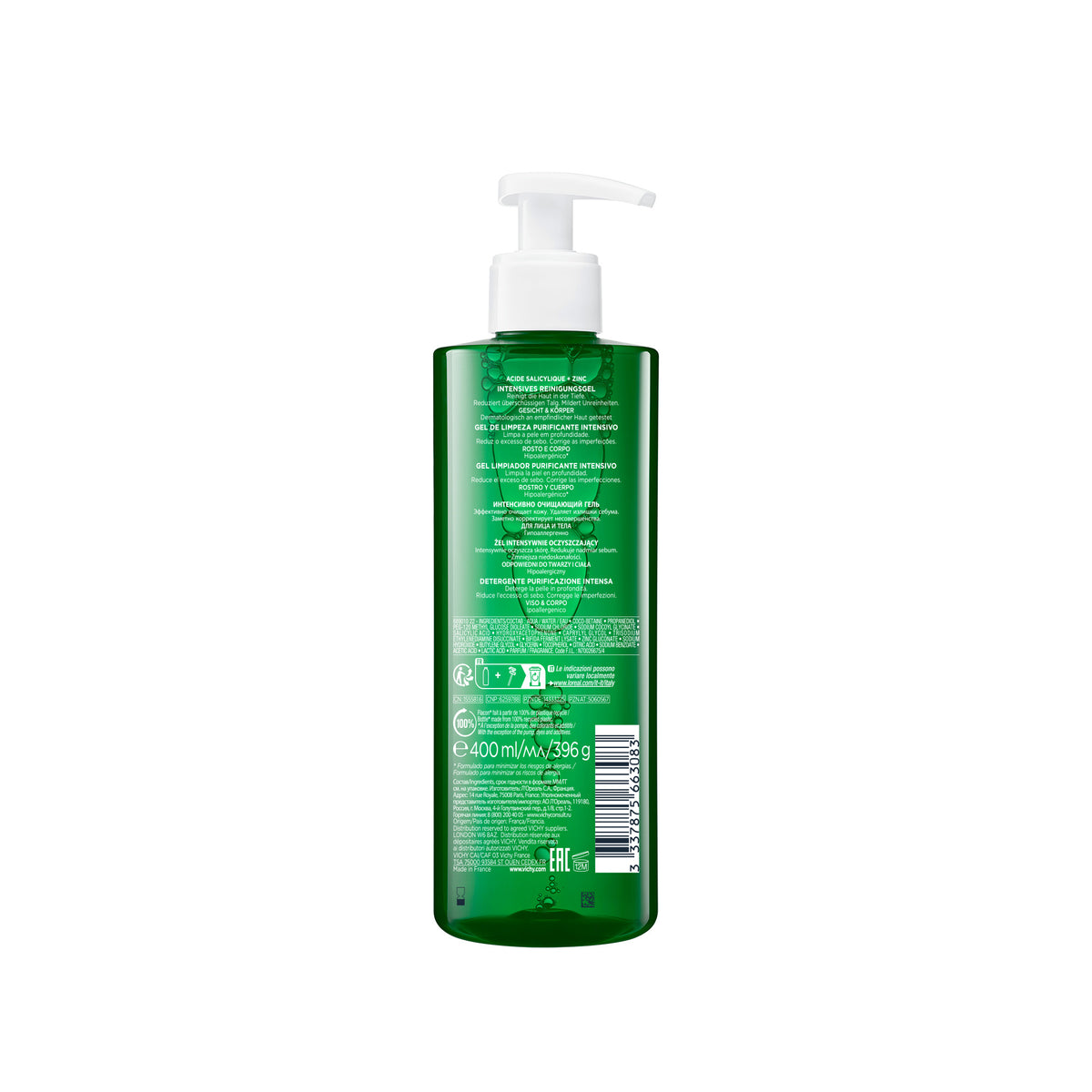 NORMADERM PHYTOSOLUTION GEL PURIFIANT 400ML