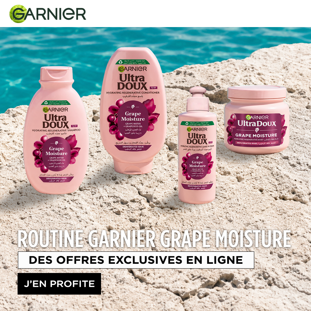 ROUTINE GARNIER GRAPE MOISTURE