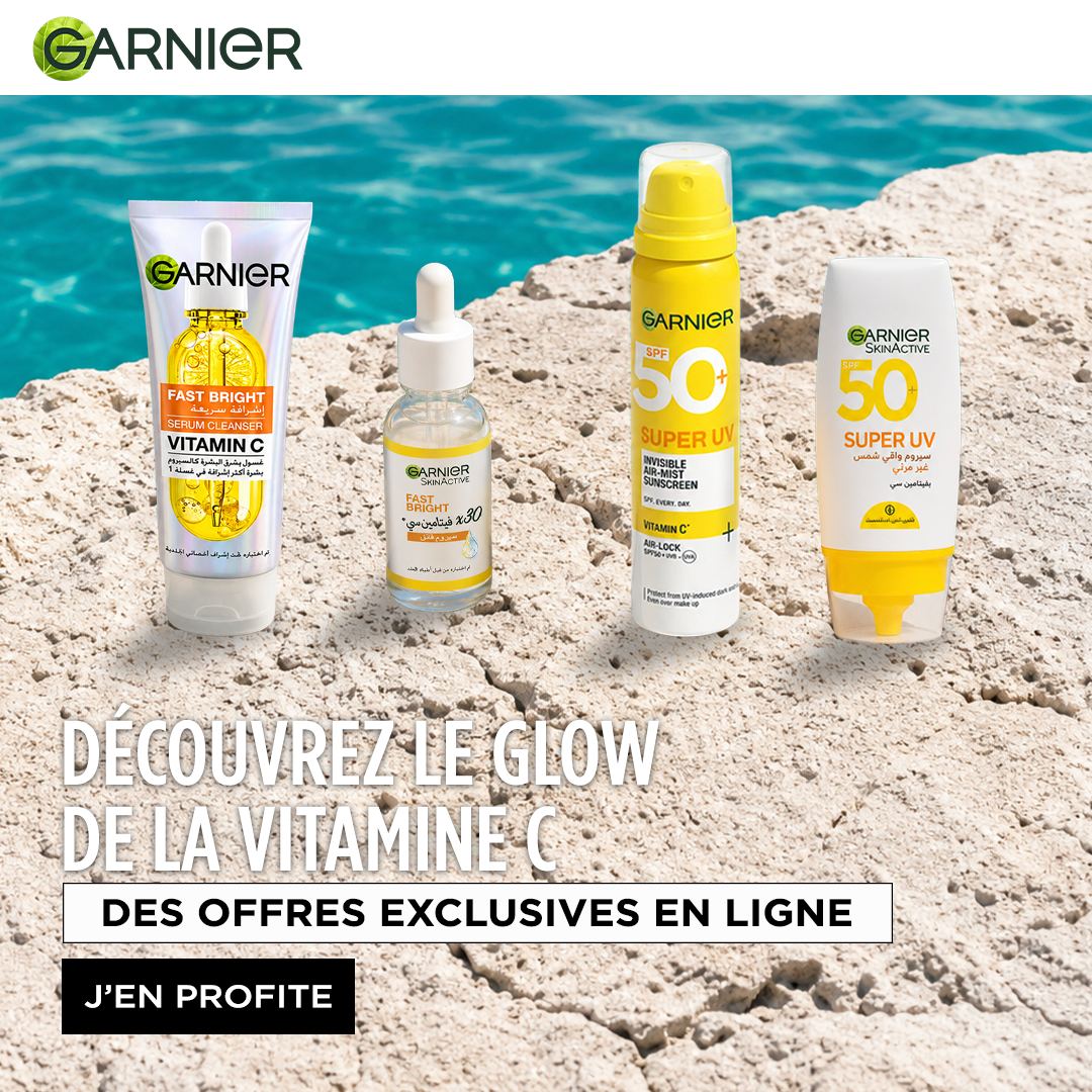 GARNIER ROUTINE FAST BRIGHT A LA VITAMINE C