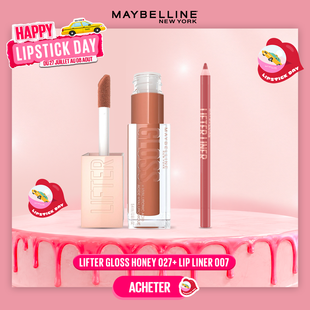 lift gloss 007 + lip liner 001