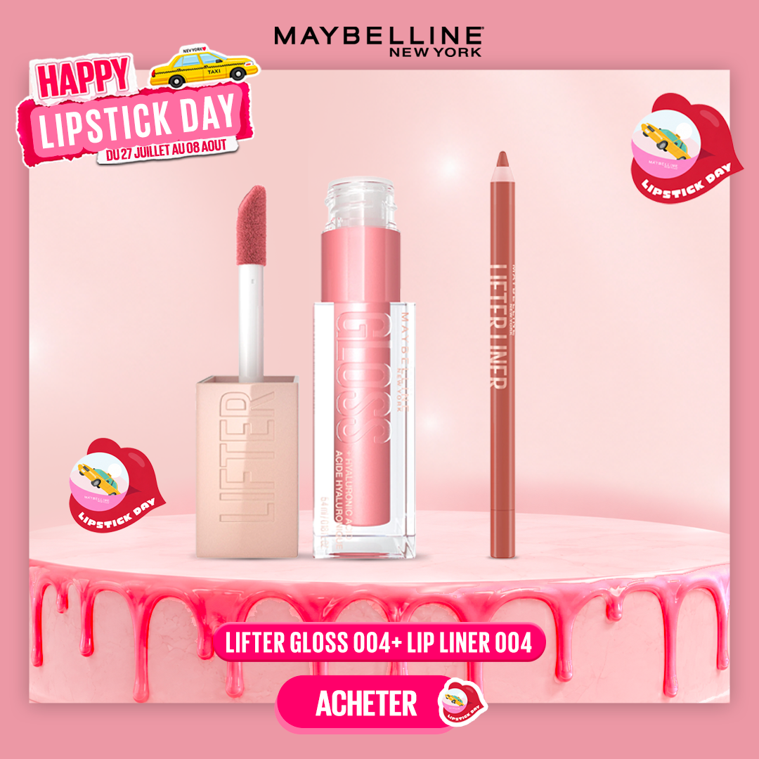 lift gloss 004 + lip liner 004