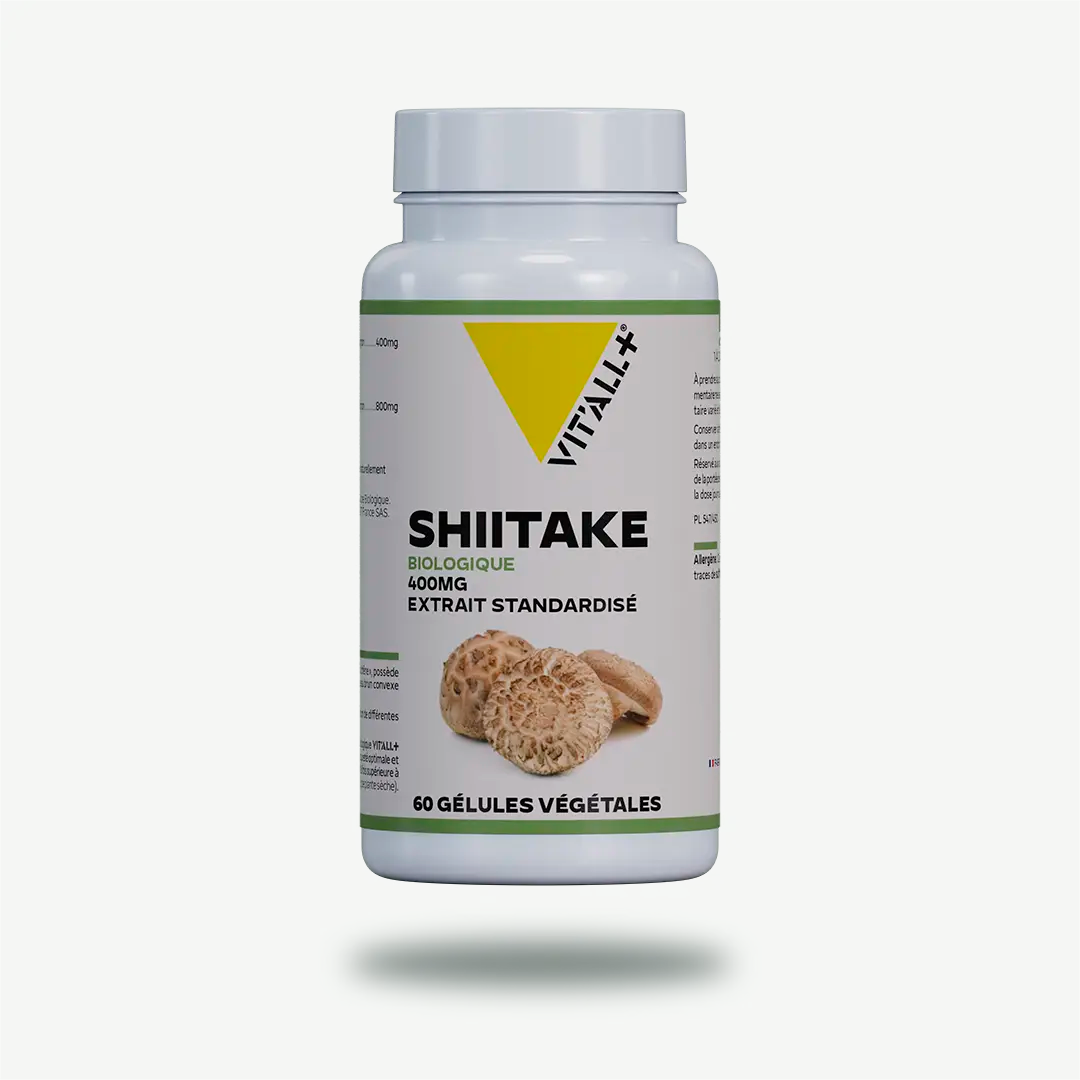 SHIITA VITALLSHIITAKE 400MG 60 GELULES