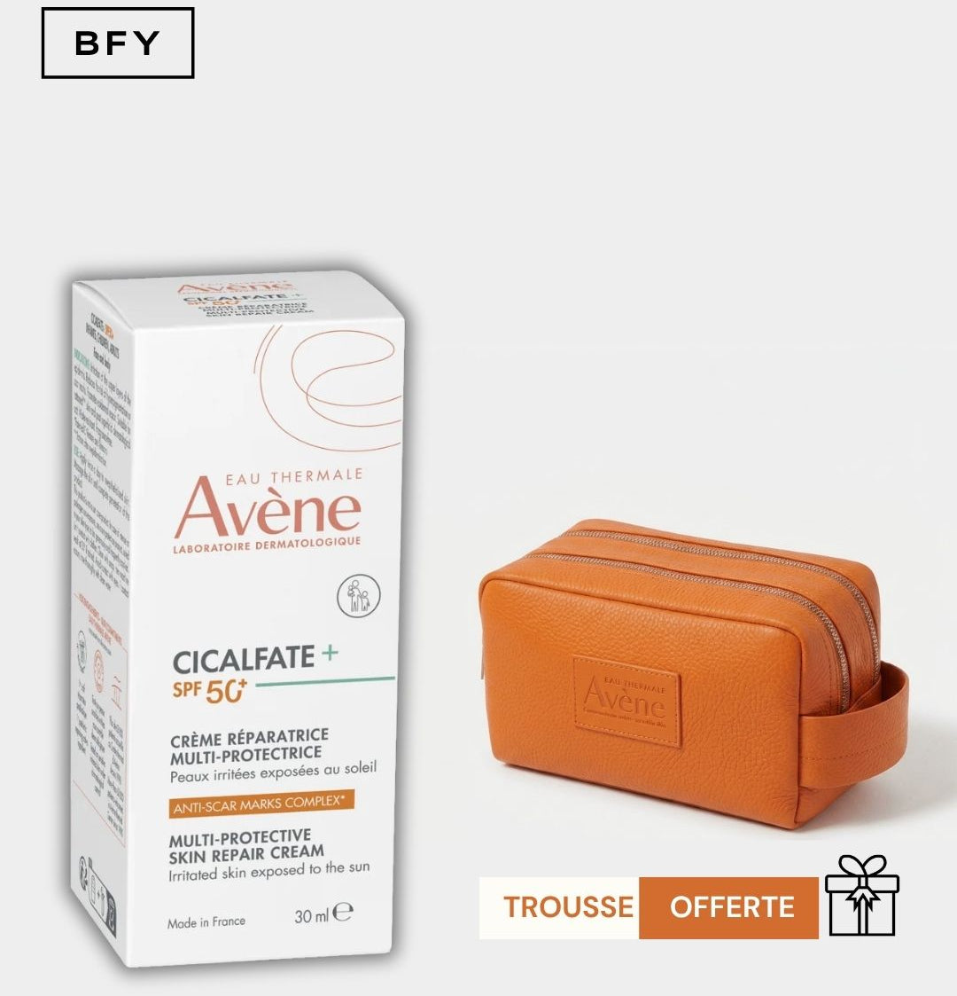 Eau Thermale Avène Cicalfate + Crème réparatrice multiprotectrice SPF 50+