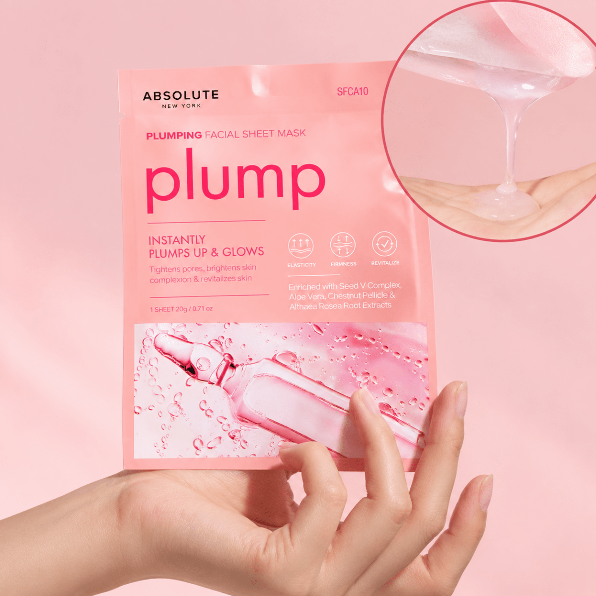 ABNY PLUMPING FACIAL SHEET MASK - ABSNY | BeautyForYou.ma
