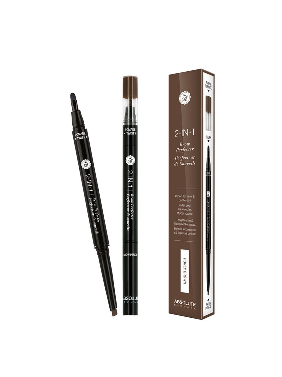 ABSOLUTE NEWYORK 2 in 1 Brow Perfecter HONEY - ABSNY | BeautyForYou.ma