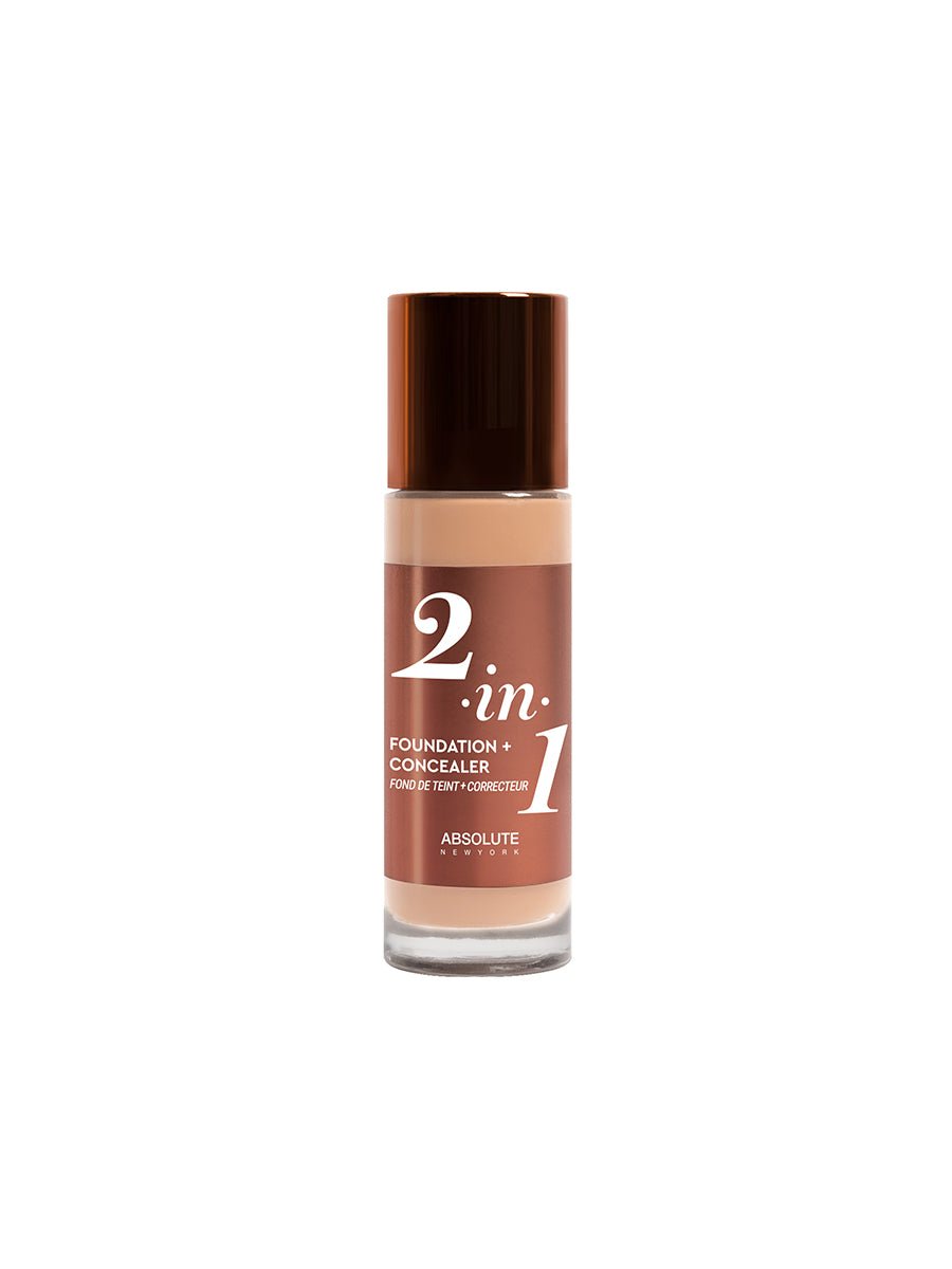 ABSOLUTE NEWYORK 2IN1 FOUNDATION&CONCEALER N SHELL - ABSNY | BeautyForYou.ma