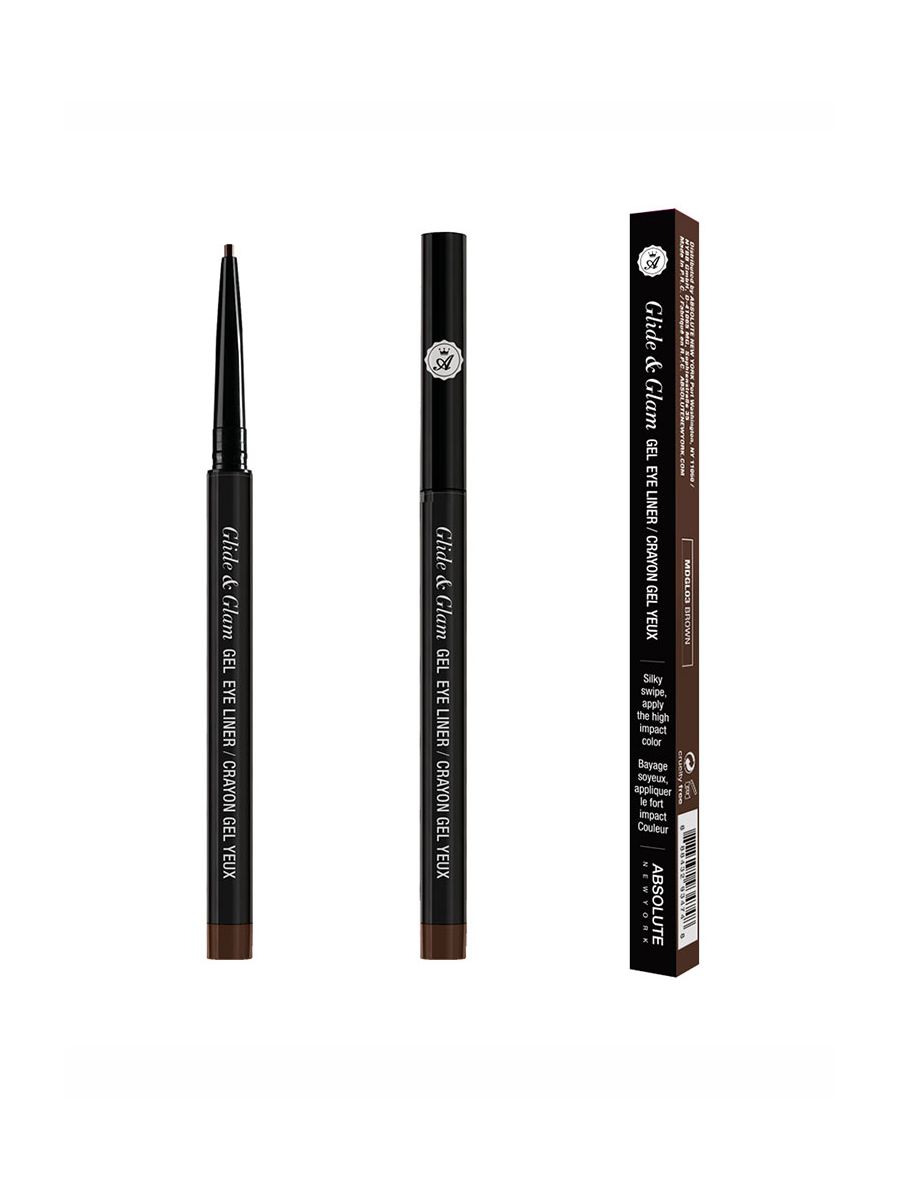 ABSOLUTE NEWYORK GLIDE & GLAM EYELINER BROWN - ABSNY | BeautyForYou.ma