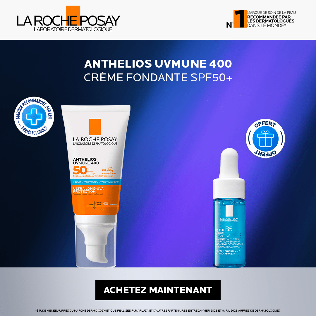 ANTHELIOS crème fondante SPF5+ = HYALU B5 10ML - La Roche - Posay | BeautyForYou.ma
