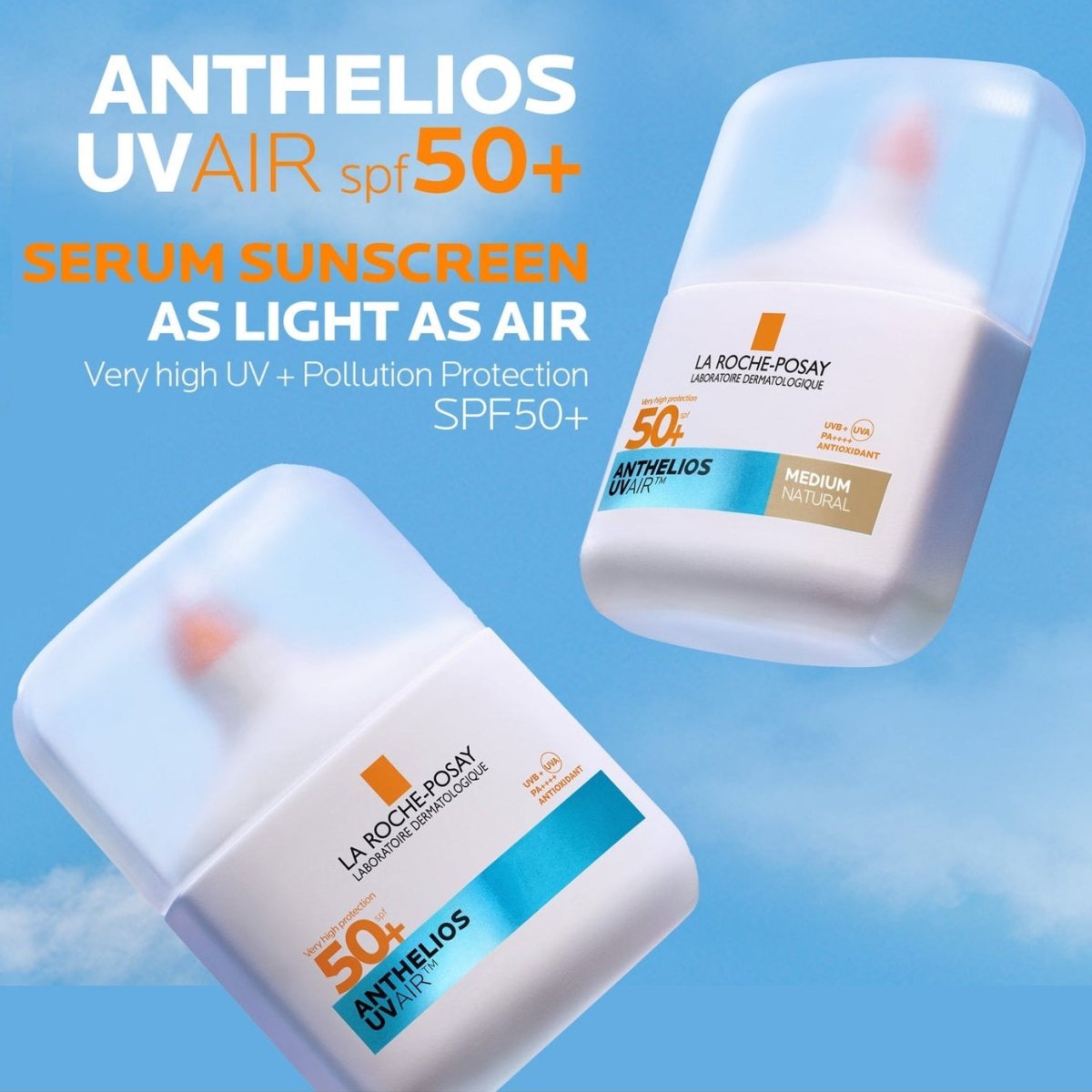 Anthelios UVAIR SPF50+ 50ML INVISIBLE - La Roche-Posay | BeautyForYou.ma