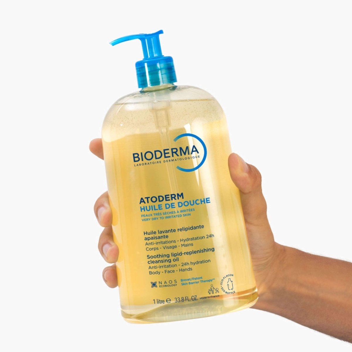 ATODERM HUILE DE DOUCHE 1 LITRE - Bioderma | BeautyForYou.ma