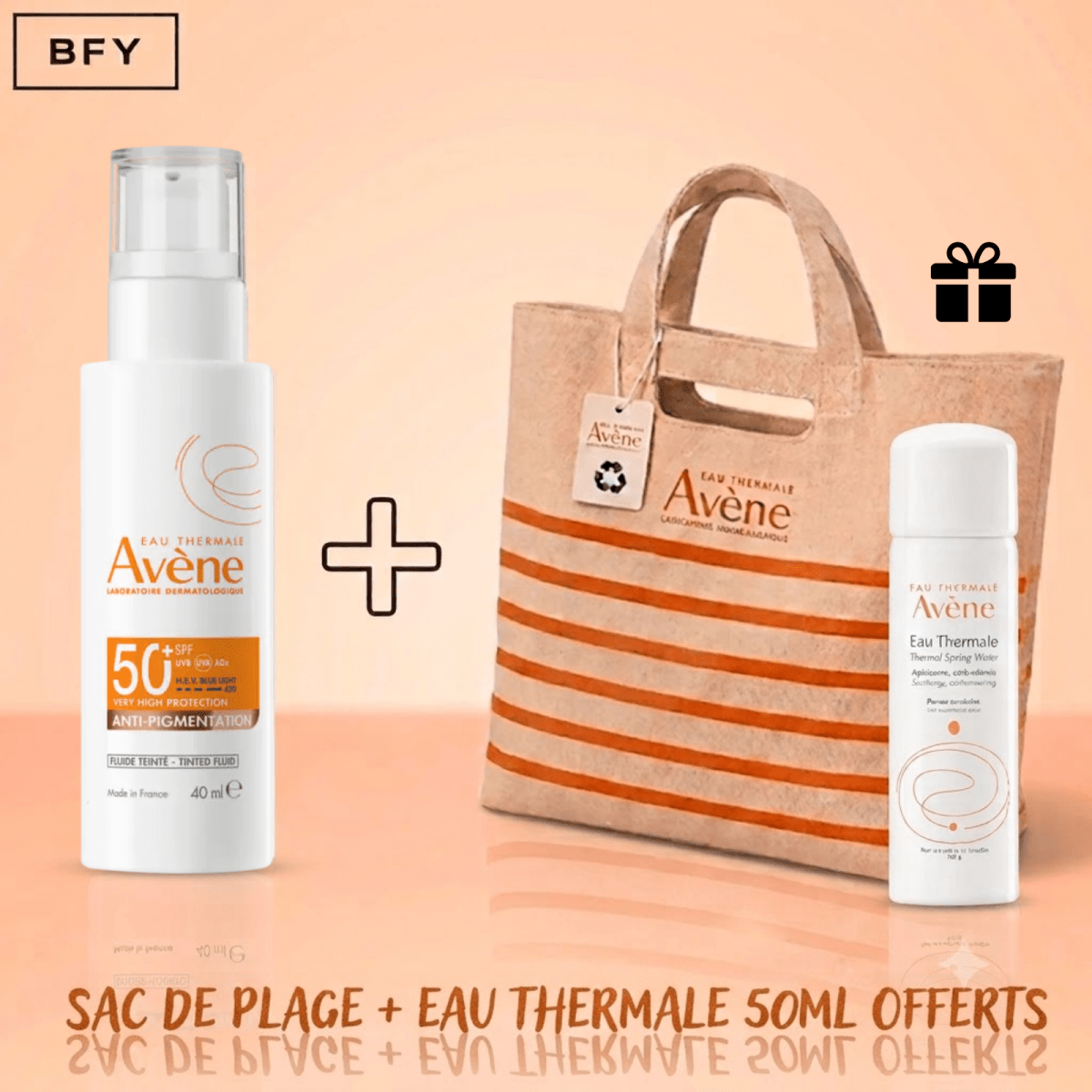 Avène Fluide Anti-Pigmentation SPF50+ – Protection & Correction des Taches = SAC ET EAU THERMALE OFFERTS - Avène | BeautyForYou.ma