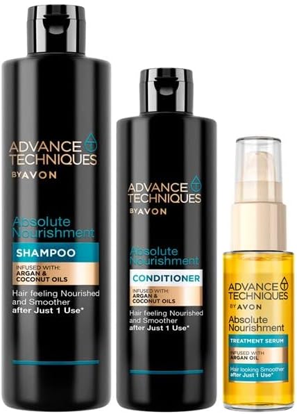 Avon - Pack CAPILLAIRE ARGAN Shampoing + Après shamp + Sérum - Avon | BeautyForYou.ma