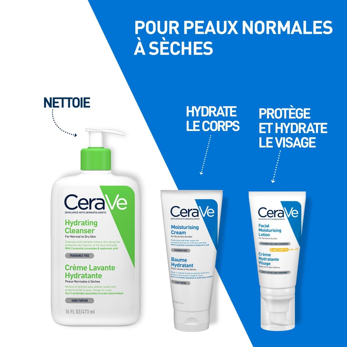 Baume hydratant 177 ml - Cerave | BeautyForYou.ma
