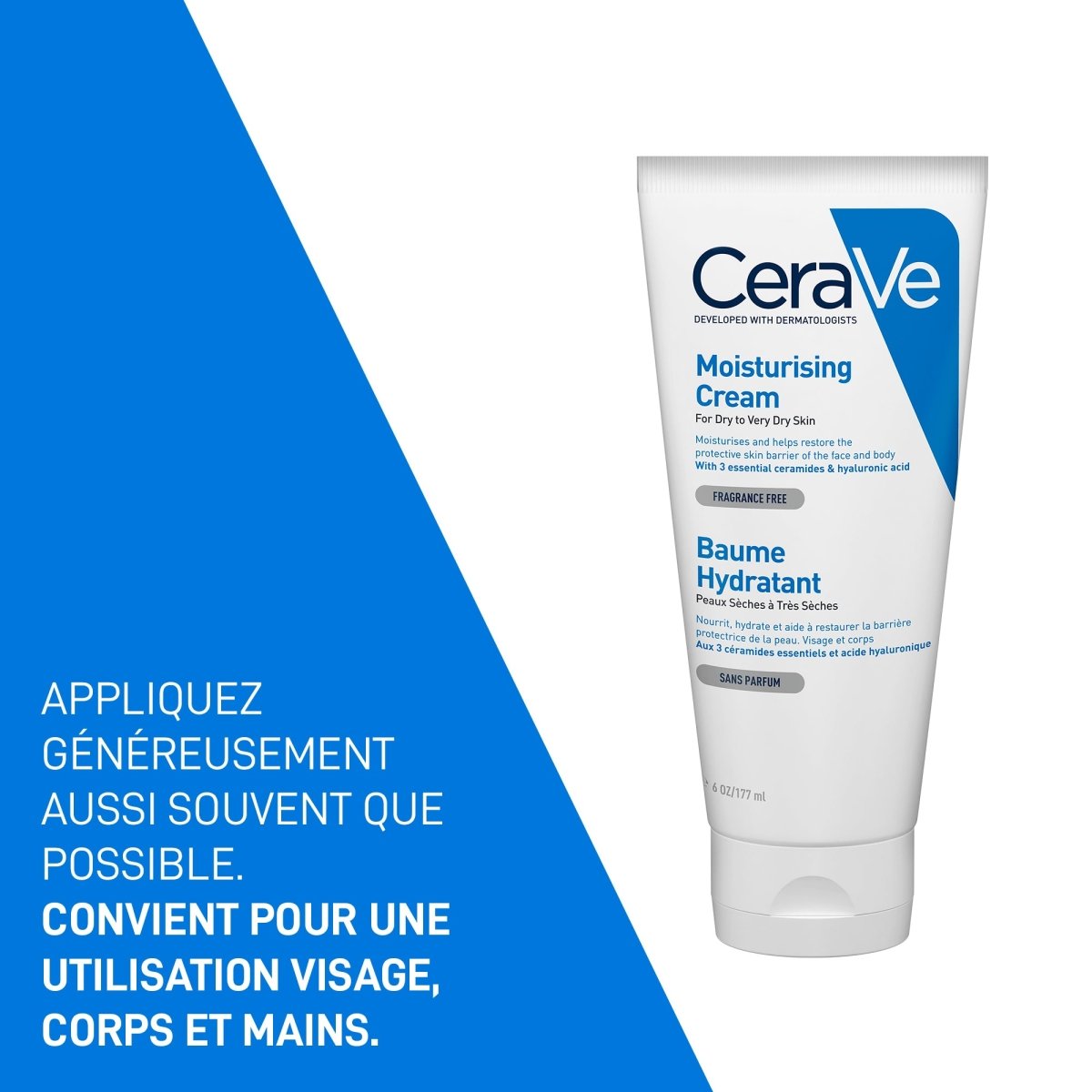 Baume hydratant 177 ml - Cerave | BeautyForYou.ma