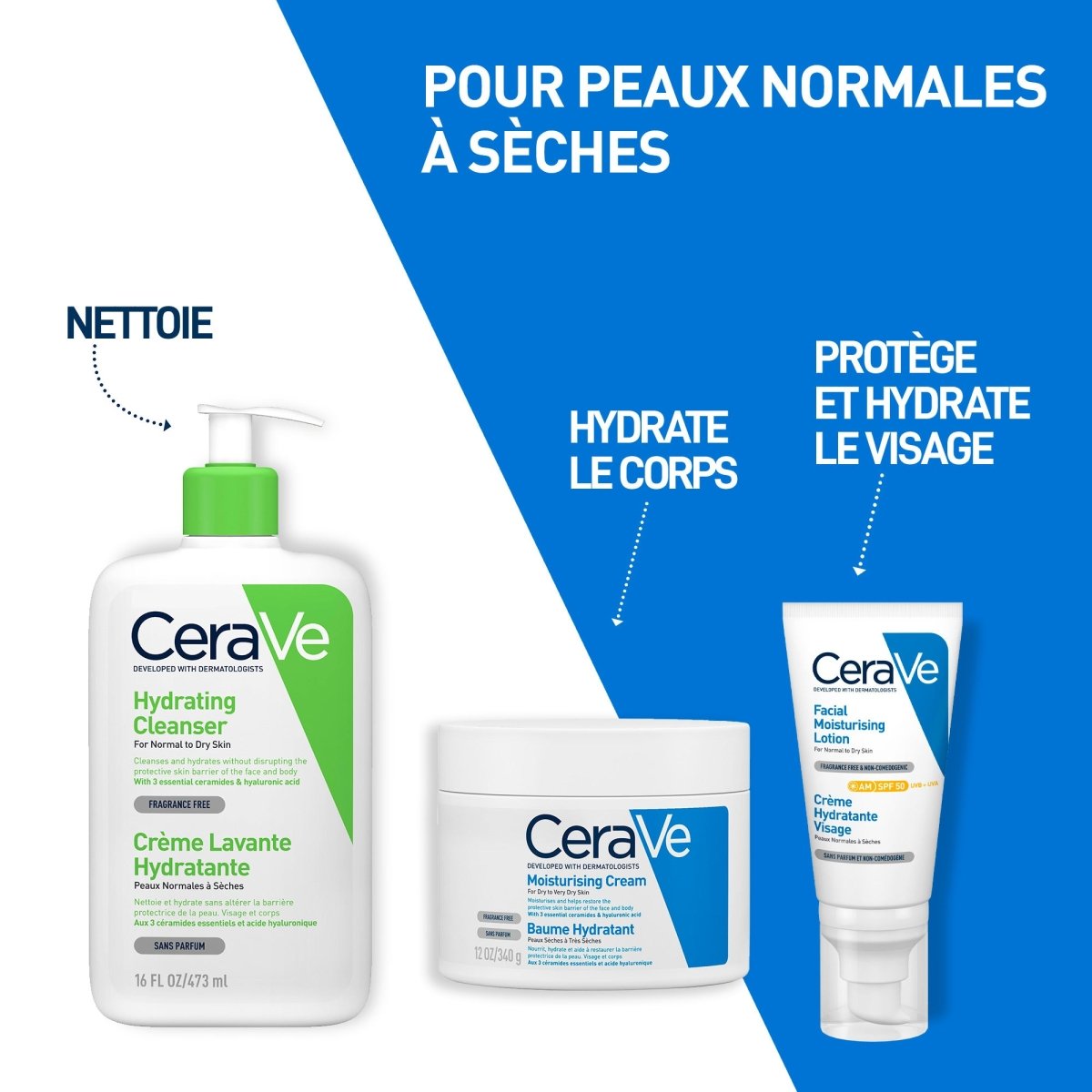 Baume hydratant 340 g - Cerave | BeautyForYou.ma
