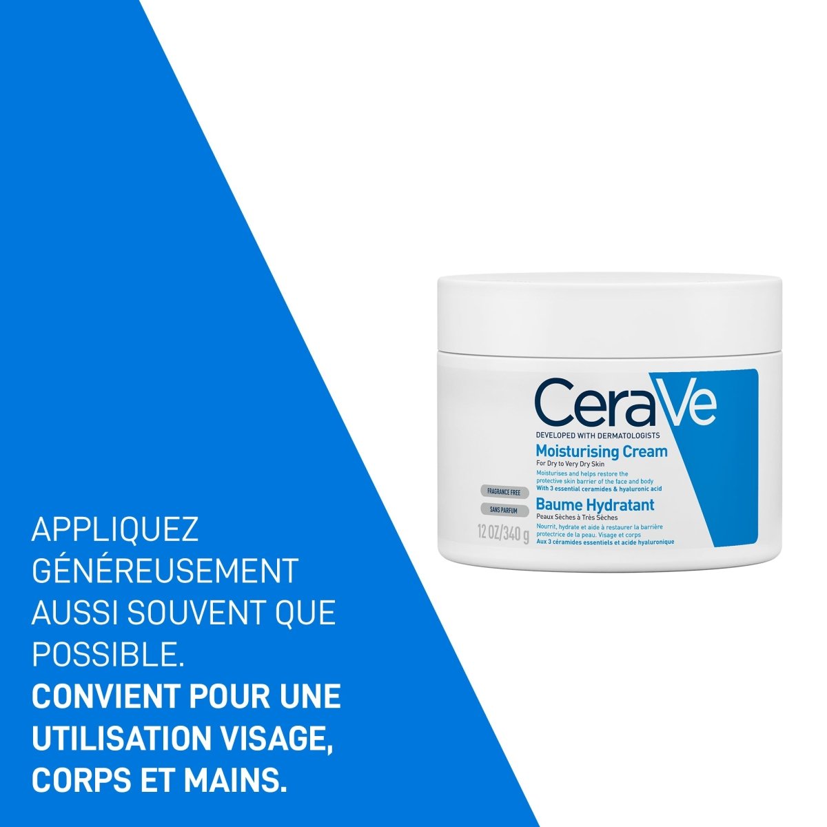 Baume hydratant 340 g - Cerave | BeautyForYou.ma