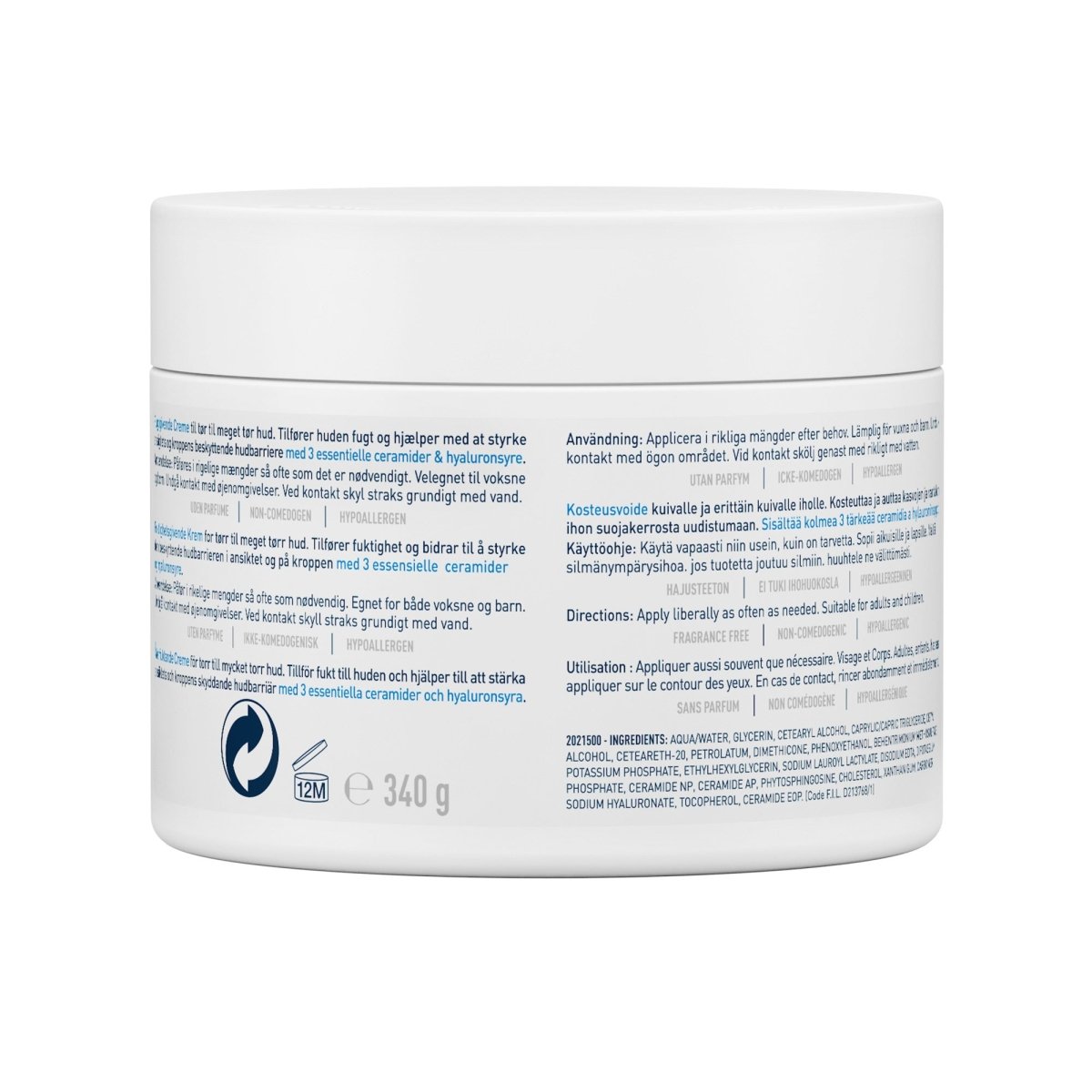 Baume hydratant 340 g - Cerave | BeautyForYou.ma