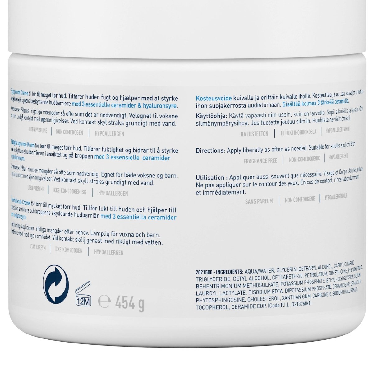 Baume hydratant 473 ml - Cerave | BeautyForYou.ma