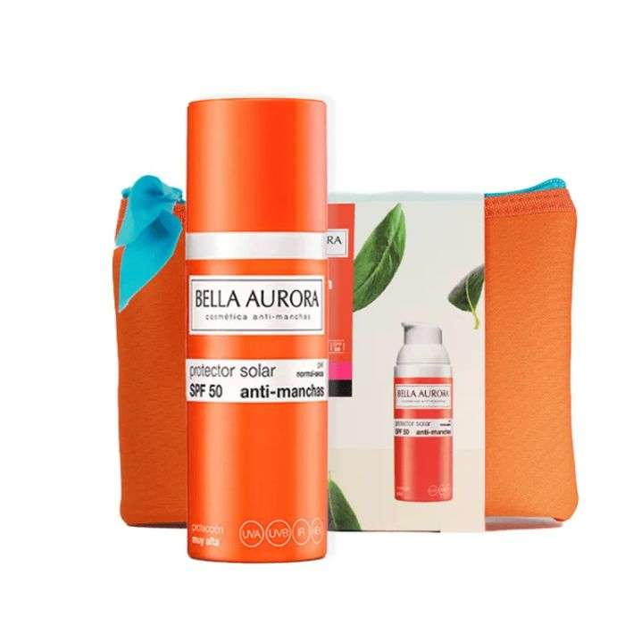 BELLA AURORA-Ecran P. Sèche+Trousse Orange Neop. - BELLA AURORA | BeautyForYou.ma
