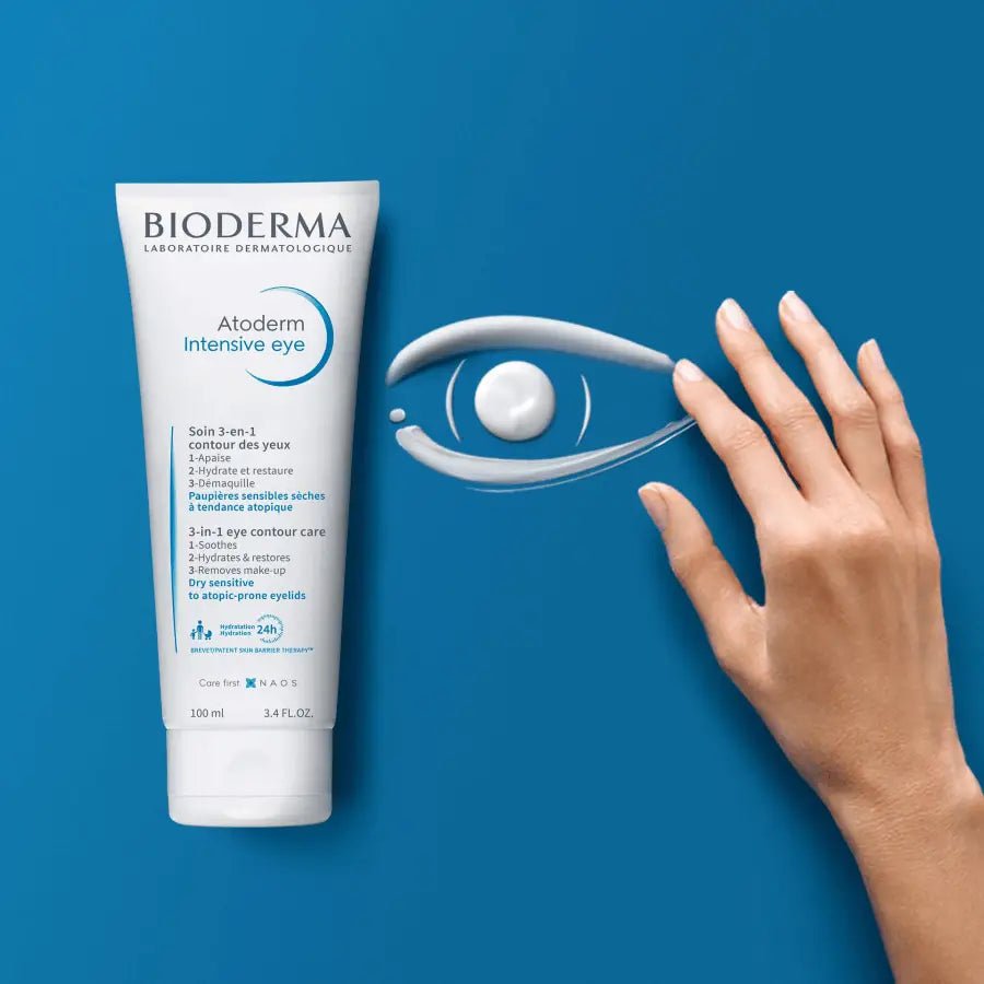 BIODERMA ATODERM INTENSIVE SOIN YEUX ANTI IRRITATIONS 3 EN1 100 ML - Bioderma | BeautyForYou.ma