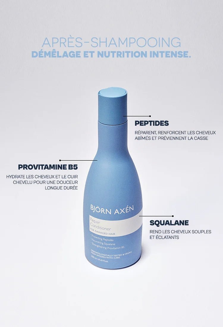 BJORN AXEN Pack REPAIR INTENSE SHAMPOOING + CONDITIONER + BOND SERUM - BJÖRN AXÉN | BeautyForYou.ma