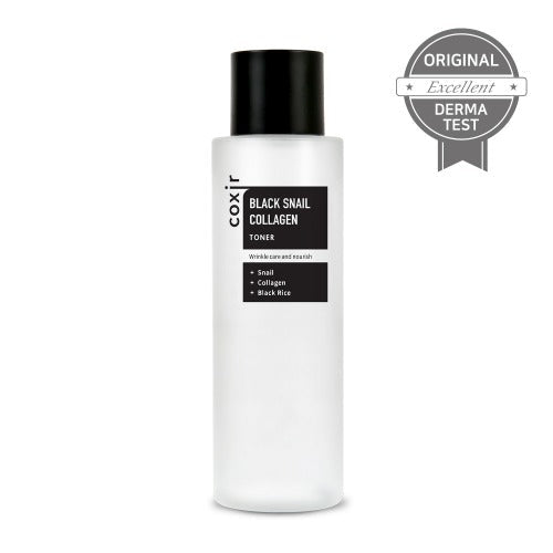 BLACK SNAIL COLLAGEN TONER 150ml - Coxir | BeautyForYou.ma