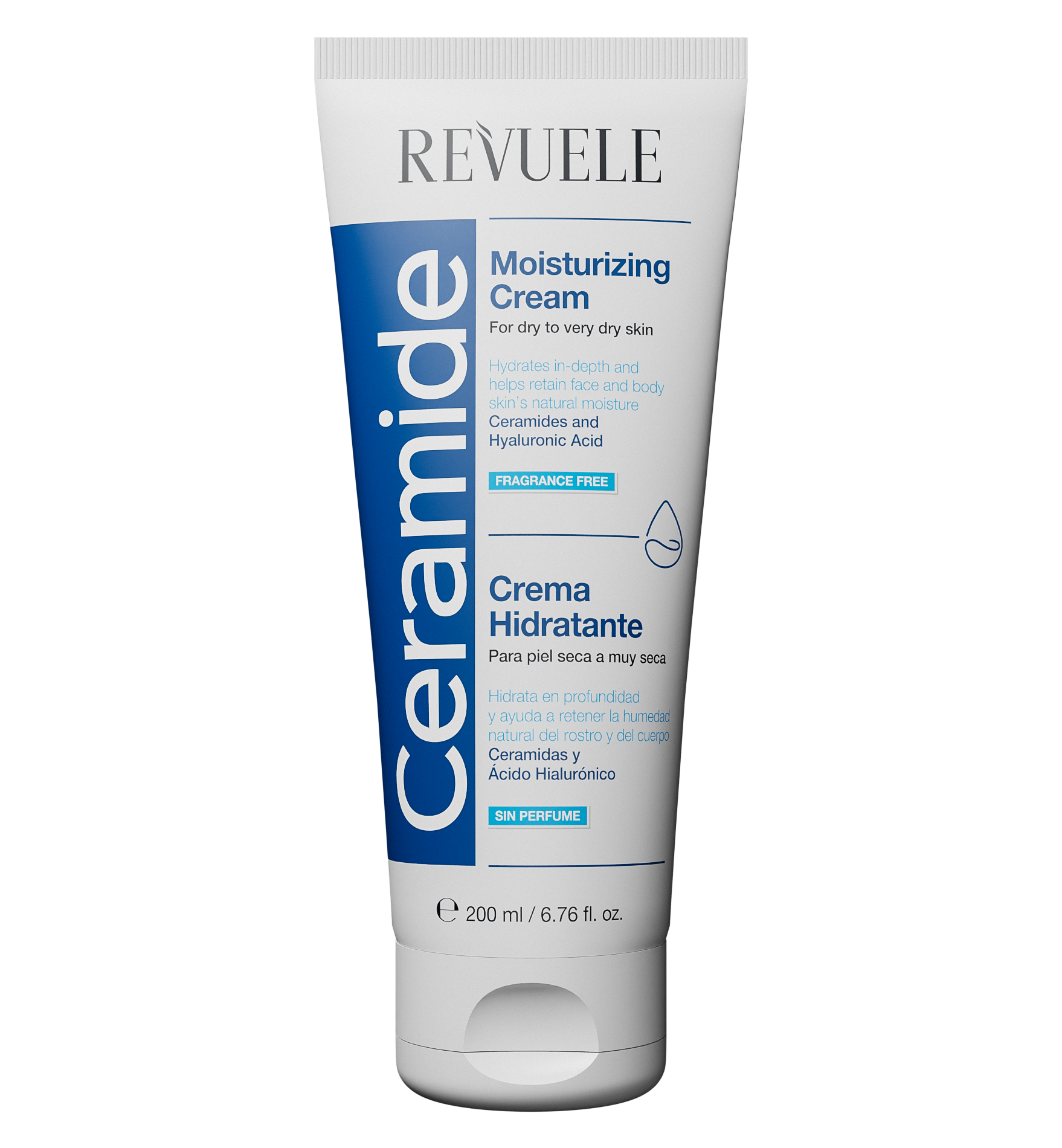 REVUELE CERAMIDE MOISTURISING CREAM, 200ml
