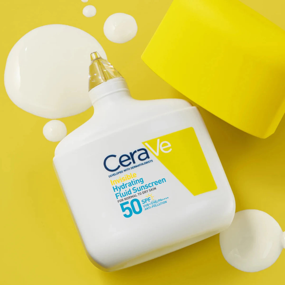 Cerave Fluide Hydratant Invisible SPF50 Peau Normale à Sèche 50ml - Cerave | BeautyForYou.ma
