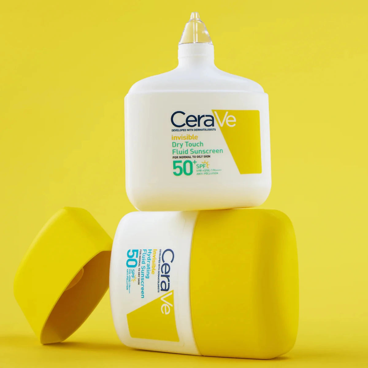 Cerave Fluide Hydratant Invisible SPF50 Peau Normale à Sèche 50ml - Cerave | BeautyForYou.ma