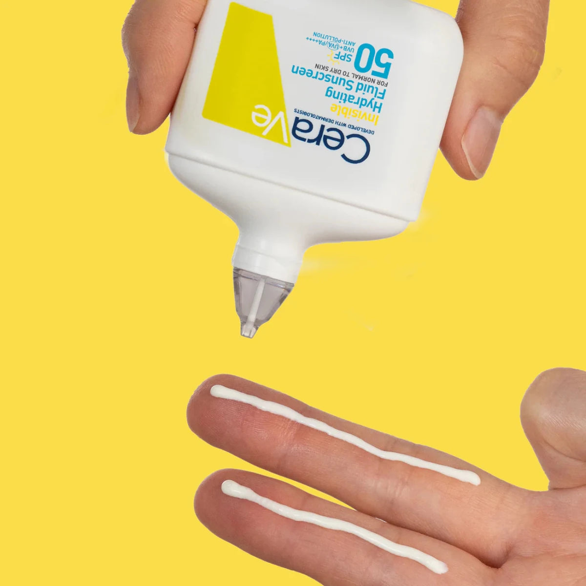 Cerave Fluide Hydratant Invisible SPF50 Peau Normale à Sèche 50ml - Cerave | BeautyForYou.ma