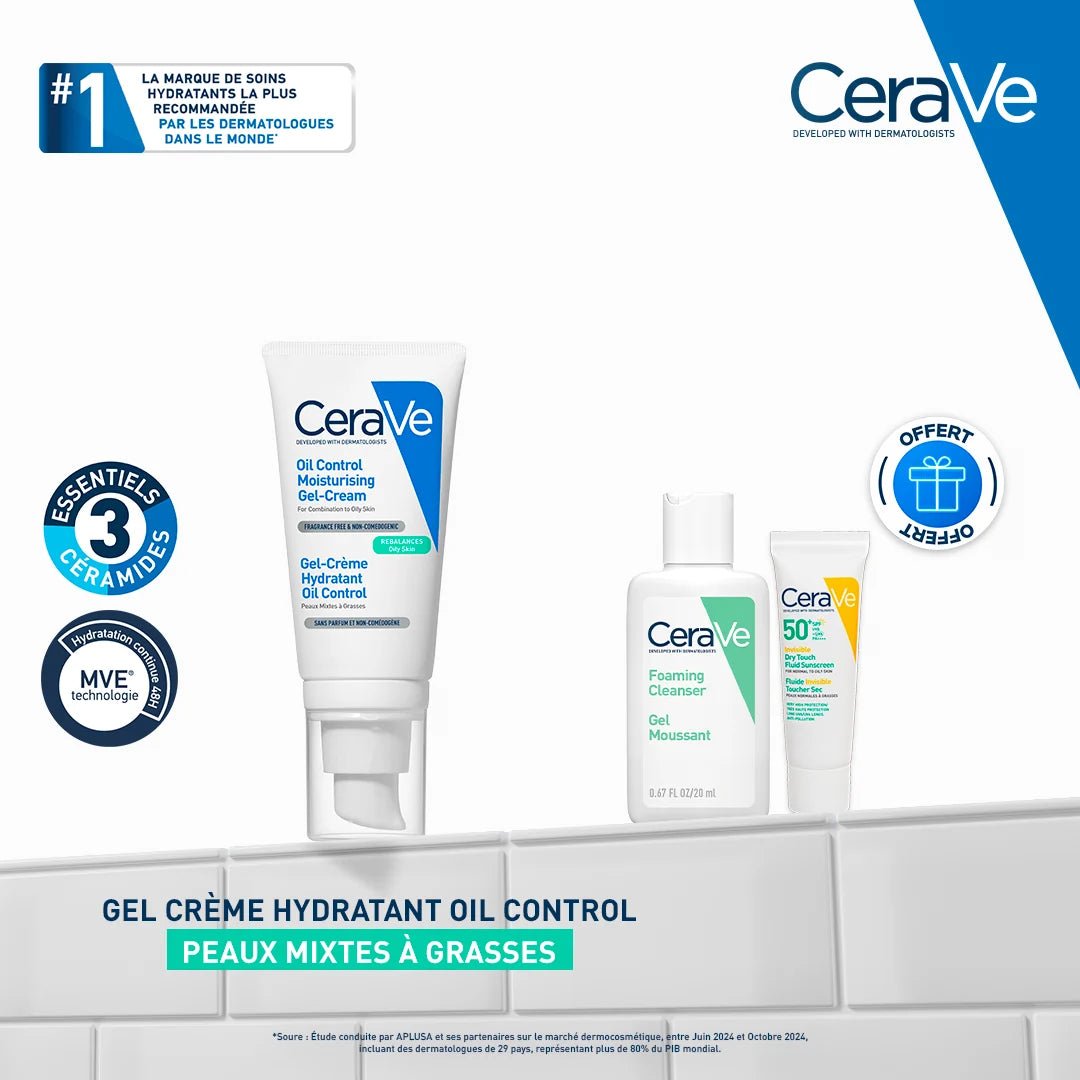 CeraVe Gel-Crème HydratantE Oil Control - Cerave | BeautyForYou.ma