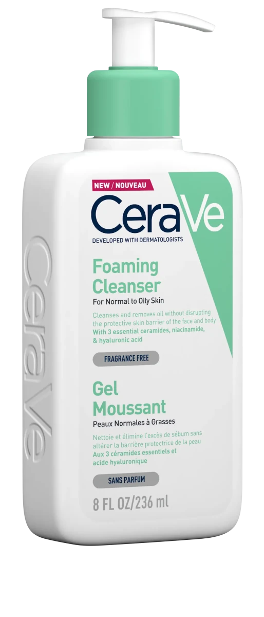 CERAVE - GEL MOUSSANT - 236ml - Cerave | BeautyForYou.ma