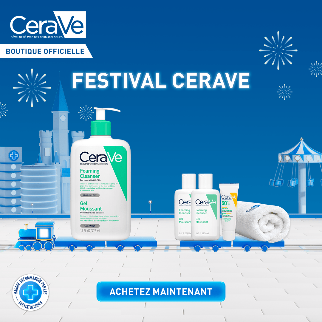 Cerave Gel moussant 473ml - Cerave | BeautyForYou.ma