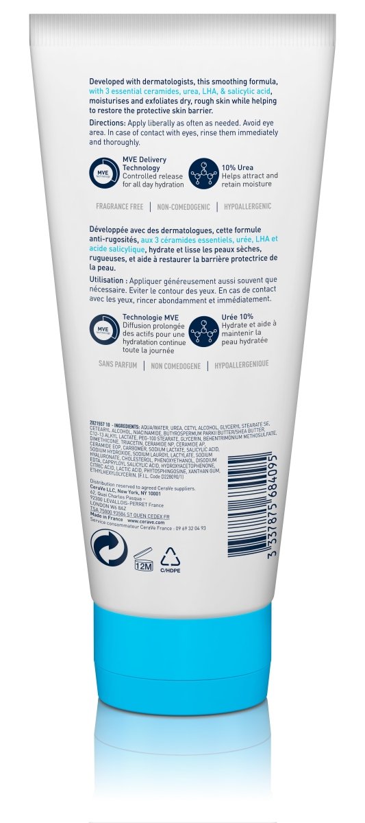 CeraVe SA Crème Anti - Rugosité 177ml - Cerave | BeautyForYou.ma