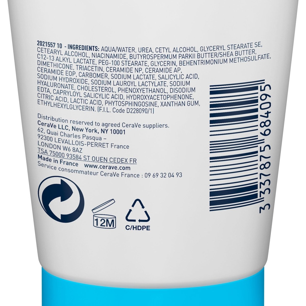 CeraVe SA Crème Anti - Rugosité 177ml - Cerave | BeautyForYou.ma