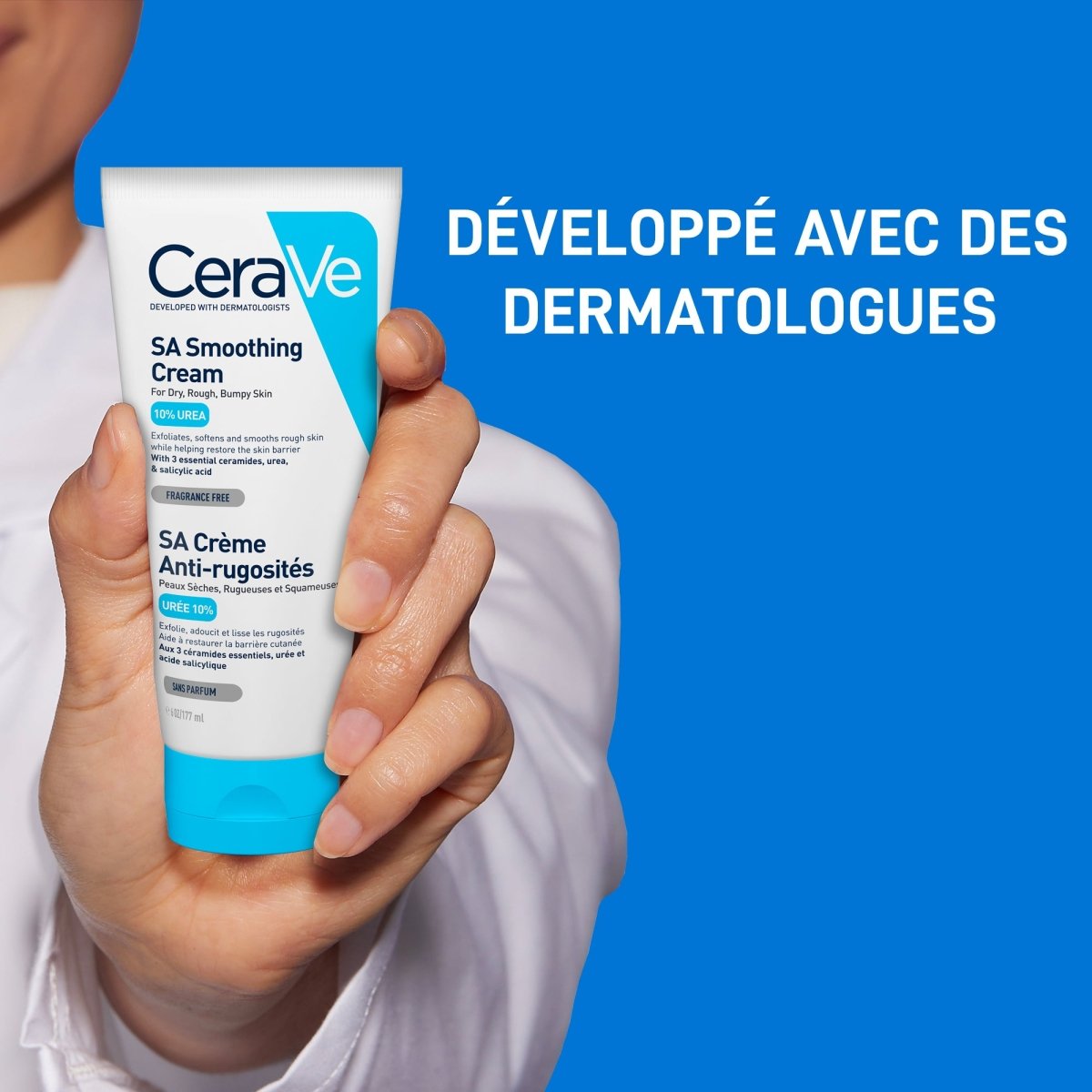 CeraVe SA Crème Anti - Rugosité 177ml - Cerave | BeautyForYou.ma
