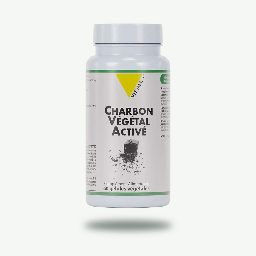CHARB VITALL CHARBON VEGETAL 400MG 60GEL