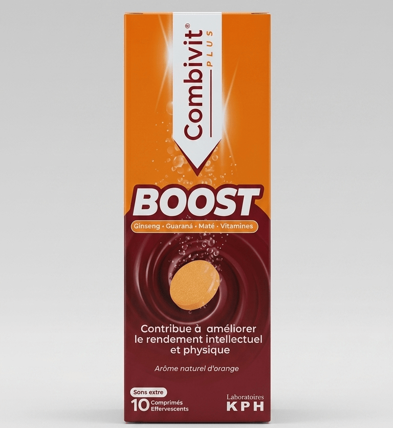COMBIVIT PLUS 10 EFFERVESCENTS CPS - Beauty For You | BeautyForYou.ma