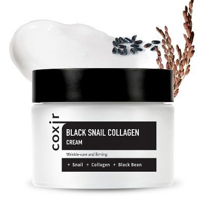 COXIR BLACK SNAIL COLLAGEN CREAM 50ml - Coxir | BeautyForYou.ma