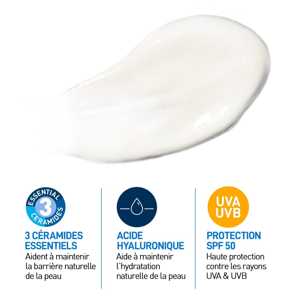 Crème hydratante SPF50 52ml - Cerave | BeautyForYou.ma