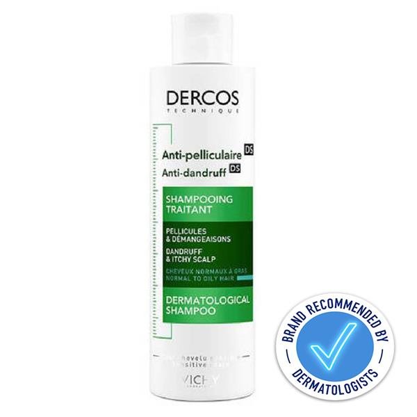 DERCOS shampooing antipelliculaire cheveux gras - Vichy Dercos | BeautyForYou.ma
